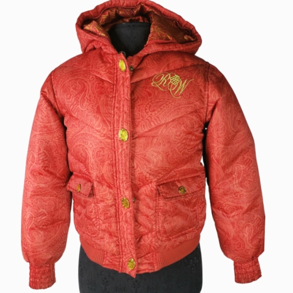 RETRO Rocawear Women's Hooded Down Puffer - Picture 2 of 9